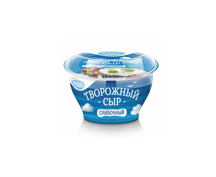 Сыр творожный сливочный 60 % 150 г Чудское Озеро Cream Cheese 30475411 - фото 10531