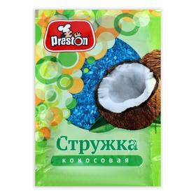 Кокосовая стружка голубая 40гр , Preston 33386