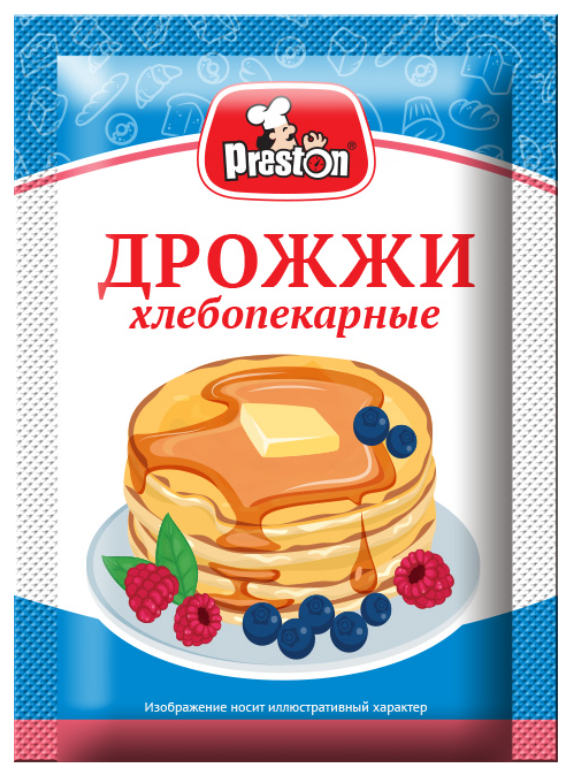 Дрожжи хлебопекарные 8г Preston 33395