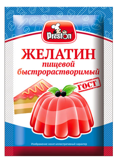 Желатин пищевой быстродействующий 10гр Preston 35759