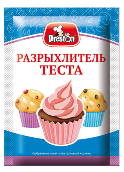 Разрыхлитель теста 12г Preston 33404