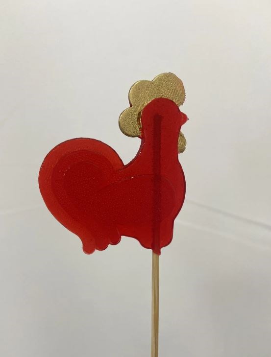 Леденец петушок 5,5х7см ,  в тренде 42391