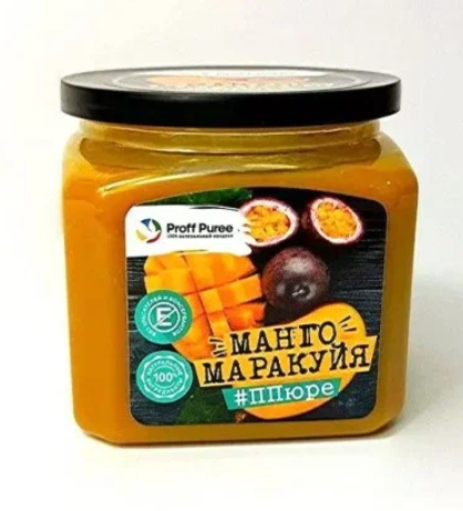 Замороженное пюре МИКС МАНГО-МАРАКУЙЯ 500гр Proff Puree 42871