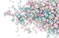 Драже мягкое зерновое в глазури, «НЕЖНЫЙ Блеск, Лазурн,Роз,Бел