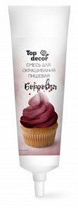 Водорастворимый гелевый БОРДОВЫЙ краситель 100г "Top decor" 76032