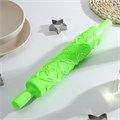 Скалка кондитерская «Листья», 39 см, фактурная 830319 - фото 10109
