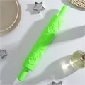 Скалка кондитерская «Листья», 39 см, фактурная 830319 - фото 10110