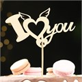 Топпер деревянный "I love you. Сердечко" 14,2х8см 7507760 - фото 10707