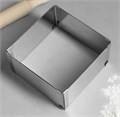 Форма для выпечки с регулировкой размера "Квадратная", H-8,5 см, 16х16 - 28х28 см 4046499 - фото 11135