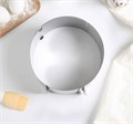 Форма раздвижная круг d16-30 см h8-8,5 см,  для выпекания и выкладки 1053323 - фото 11448