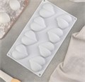 Форма силиконовая «Рандеву», 29,5×17,2×2 см, 8 ячеек, 6,5×6,3 см, цвет белый 30476926 - фото 11610