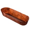 Форма узкая бумажная для выпекания и подачи эклера, 110х28х26мм, коричневая, 25 шт +- 2 шт 11130477718 - фото 11650