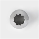 Насадка кондитерская «Открытая звезда», d=3,4 см, выход 1,6 см, нержавеющая сталь 1030239 - фото 13639