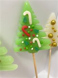 Леденец-ёлка новогодняя, изомальт (сахарозаменитель), 10г, 4,5х5,5см, МИКС 76844 - фото 13738