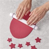 Скалка с ограничителями кондитерская  32,5 см, цвет белый 2663559 - фото 13939