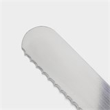 Нож для бисквита крупные зубцы, длина лезвия 35 см, деревянная ручка 2675715 - фото 14125