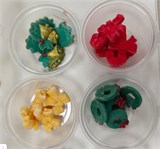 Ручной работы съедобные изделия из сахарной мастики и пищевого красителя. МИКС. Вес 5-10гр. Размер 1-3см. Кол-во 5-10шт. 49479 - фото 14355