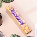 Свеча для торта  "Серпантин" 6 шт, высота 12 см,  коктейльные, фиолетовые 7597551