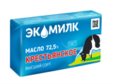 Масло Сливочное Экомилк Крестьянское 72,5% 160г 42331