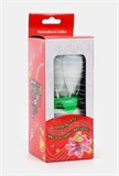 Свеча для торта музыкальная "Тюльпан", крутящаяся, белая, 14,5×6 см 2919688