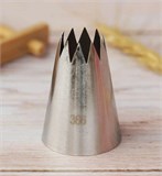 Насадка Открытая звезда большая №366  d=3,5 см, вых. 2,1 см.  10 лучей 4488634