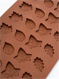 Форма для шоколада «Мини листочки Микс 2,5 см"  21×11 см, 36 ячеек 104359