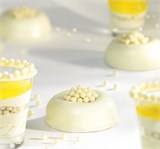 Злаки (жемчужины) покрытые белым шоколадом Callebaut,  Crispearls, цена за 1гр 43931