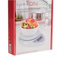 Весы кухонные электронные, до 5 кг, белые, "LuazON LVK-501" 1147001 - фото 5025