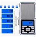 Весы электронные, от 0,1 г до 500 г, портативные, серые 1146999 - фото 5045