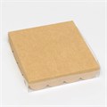 Коробка 15х15х3см КРАФТ с PVC крышкой 7184428 - фото 6183
