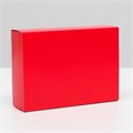 Коробка для конфет 6 шт, алый, 13,7 х 9,85 х 3,86 см 7007666 - фото 6306