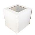 Коробка для торта С ОКНОМ 30х30х30см 76129 - фото 6375 Коробка для торта С ОКНОМ 30х30х30см 76129 - фото 6375