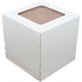 Коробка для торта С ОКНОМ 32х32х35см 12701 - фото 6386 Коробка для торта С ОКНОМ 32х32х35см 12701 - фото 6386