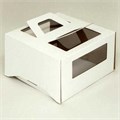 Коробка для торта С ОКНОМ И РУЧКАМИ 21х21х12см 77503 - фото 6411 Коробка для торта С ОКНОМ И РУЧКАМИ 21х21х12см 77503 - фото 6411