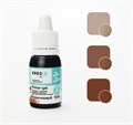 Краситель водорастворимый гелевый КОРИЧНЕВЫЙ 10мл  "Kreda" 5478344 - фото 6720