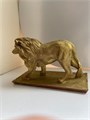 Лев из шоколадной глазури, золотой, высота 10см, длина 14см, ширина 6 см 76476 - фото 6943