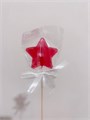 Леденец из изомальта "ЗВЕЗДА КРАСНАЯ", на шпажке, d=5см, 10-15г, h=15-20см 77645 - фото 6965