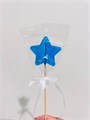 Леденец из изомальта "ЗВЕЗДА СИНЯЯ", на шпажке, d=5см, 10-15г, h=15-20см 77641 - фото 6972