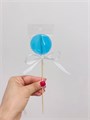 Леденец из изомальта "КРУГ СИНИЙ", на шпажке, d=5см, 10-15г, h=15-20см 77617 - фото 6989