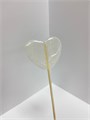 Леденец из изомальта "СЕРДЦЕ ПРОЗРАЧНОЕ", на шпажке, d=5см, 10-15г, h=15-20см 75282 - фото 7004