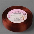 Лента атласная, 20мм×23±1м, цвет коричневый 1fc6420e-6d81-449c-99ed-504dbcc7fbe5 - фото 7070
