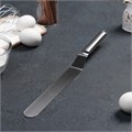 Кондитерская лопатка - палетка изогнутая  36,5×3 см, рабочая часть 24,5 см 2834535 - фото 7217