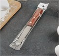 Лопатка-палетка прямая, 20,5см, с деревянной ручкой cbf50d44-fb42-4437-9d61-6f0b276384bf - фото 7239