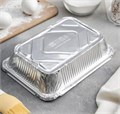 Набор форм для выпечки из фольги, 960 мл, 2 шт, цвет серебристый 1668337 - фото 8138