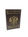 "Паспорт РФ" из шоколадной глазури 8х12 см, 50-60г 77528 - фото 8511
