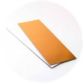 Подложка для рулета, 30x11см, толщина 3.2мм, золотая/белая, прямоугольная 77618 - фото 8678 Подложка для рулета, 30x11см, толщина 3.2мм, золотая/белая, прямоугольная 77618 - фото 8678