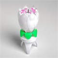 Свеча для торта музыкальная "Тюльпан", крутящаяся, белая, 14,5×6 см 2919688 - фото 9520