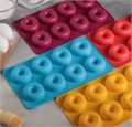 Силиконовая форма для выпечки  «Пончики» d=6см 29×17см, 8 ячеек 30476958 - фото 9869
